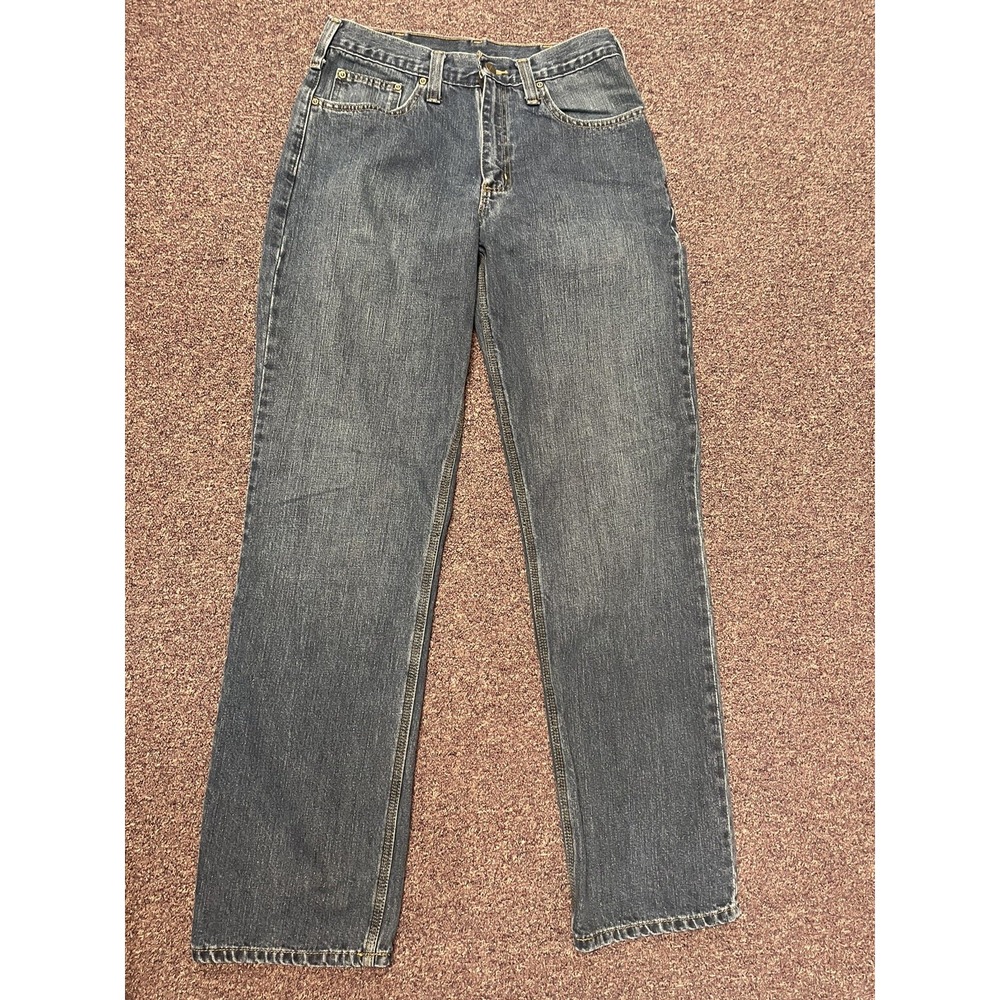 Carhartt Relaxed Fit Denim Blue Work‎ Jeans Men Size 34x34 SI29